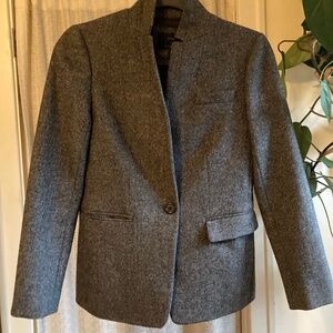 J Crew Women’s Grey Wool Regent Blazer
